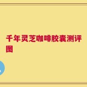 千年灵芝咖啡胶囊测评图