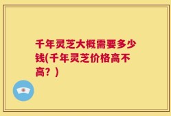 千年灵芝大概需要多少钱(千年灵芝价格高不高？)