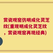 赏瓷观窑仿明成化灵芝纹(重现明成化灵芝纹，赏瓷观窑再现经典)