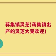 蒋集镇灵芝(蒋集镇出产的灵芝大受欢迎)