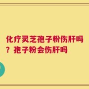 化疗灵芝孢子粉伤肝吗？孢子粉会伤肝吗