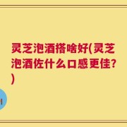 灵芝泡酒搭啥好(灵芝泡酒佐什么口感更佳？)