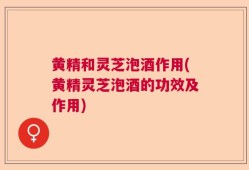 黄精和灵芝泡酒作用(黄精灵芝泡酒的功效及作用)
