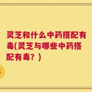 灵芝和什么中药搭配有毒(灵芝与哪些中药搭配有毒？)