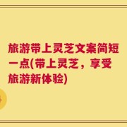 旅游带上灵芝文案简短一点(带上灵芝，享受旅游新体验)
