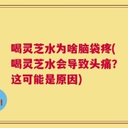 喝灵芝水为啥脑袋疼(喝灵芝水会导致头痛？这可能是原因)