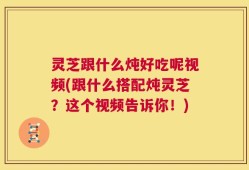灵芝跟什么炖好吃呢视频(跟什么搭配炖灵芝？这个视频告诉你！)