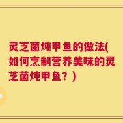 灵芝菌炖甲鱼的做法(如何烹制营养美味的灵芝菌炖甲鱼？)