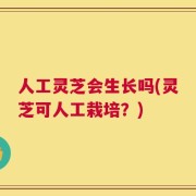 人工灵芝会生长吗(灵芝可人工栽培？)