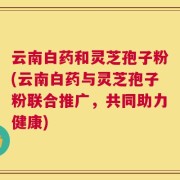 云南白药和灵芝孢子粉(云南白药与灵芝孢子粉联合推广，共同助力健康)