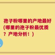 孢子粉哪里的产地最好(哪里的孢子粉最优质？产地分析！)