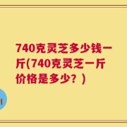 740克灵芝多少钱一斤(740克灵芝一斤价格是多少？)
