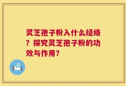 灵芝孢子粉入什么经络？探究灵芝孢子粉的功效与作用？