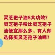 灵芝孢子油8大功效？灵芝孢子粉比灵芝孢子油便宜那么多，有人却选择买灵芝孢子油呢？