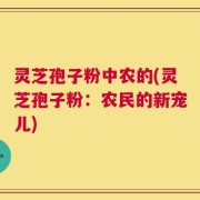 灵芝孢子粉中农的(灵芝孢子粉：农民的新宠儿)