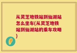 从灵芝地铁站到仙湖站怎么坐车(从灵芝地铁站到仙湖站的乘车攻略)