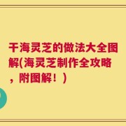 干海灵芝的做法大全图解(海灵芝制作全攻略，附图解！)