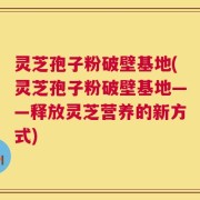 灵芝孢子粉破壁基地(灵芝孢子粉破壁基地——释放灵芝营养的新方式)