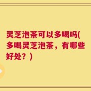 灵芝泡茶可以多喝吗(多喝灵芝泡茶，有哪些好处？)