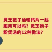 灵芝孢子油和钙片一起服用可以吗？灵芝孢子粉煲汤的12种做法？