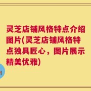 灵芝店铺风格特点介绍图片(灵芝店铺风格特点独具匠心，图片展示精美优雅)