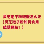 灵芝狍子粉破壁怎么吃(灵芝狍子粉如何食用破壁颗粒？)