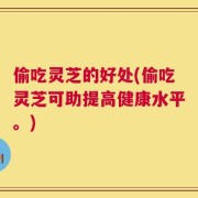 偷吃灵芝的好处(偷吃灵芝可助提高健康水平。)