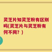 灵芝片知灵芝粉有区别吗(灵芝片与灵芝粉有何不同？)