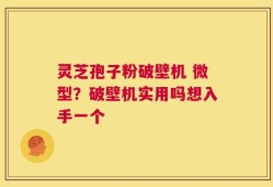 灵芝孢子粉破壁机 微型？破壁机实用吗想入手一个