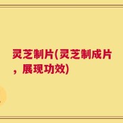 灵芝制片(灵芝制成片，展现功效)