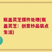 瓶盖灵芝摆件处理(瓶盖灵芝：创意妙品装点生活)