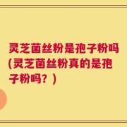 灵芝菌丝粉是孢子粉吗(灵芝菌丝粉真的是孢子粉吗？)