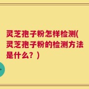 灵芝孢子粉怎样检测(灵芝孢子粉的检测方法是什么？)