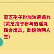 灵芝孢子粉加油逍遥丸(灵芝孢子粉与逍遥丸联合出击，助你驰骋人生)