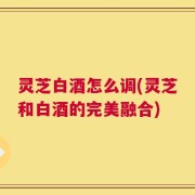 灵芝白酒怎么调(灵芝和白酒的完美融合)