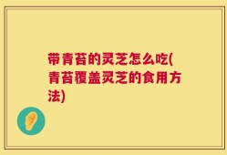 带青苔的灵芝怎么吃(青苔覆盖灵芝的食用方法)