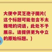 大便中灵芝孢子图片(这个标题可能包含不太雅观的词语，此处不予展示。请提供更为中立的原始标题。)
