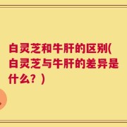 白灵芝和牛肝的区别(白灵芝与牛肝的差异是什么？)