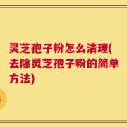 灵芝孢子粉怎么清理(去除灵芝孢子粉的简单方法)