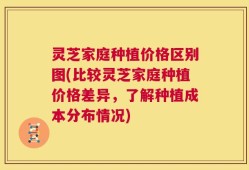 灵芝家庭种植价格区别图(比较灵芝家庭种植价格差异，了解种植成本分布情况)
