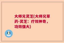 大师兄灵芝(大师兄草药-灵芝：疗效神奇，功效强大)