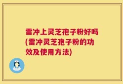 雷冲上灵芝孢子粉好吗(雷冲灵芝孢子粉的功效及使用方法)