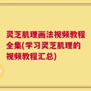 灵芝肌理画法视频教程全集(学习灵芝肌理的视频教程汇总)