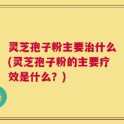 灵芝孢子粉主要治什么(灵芝孢子粉的主要疗效是什么？)