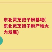 东北灵芝孢子粉基地(东北灵芝孢子粉产地大力发展)