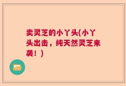 卖灵芝的小丫头(小丫头出击，纯天然灵芝来袭！)