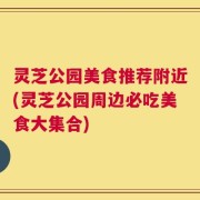 灵芝公园美食推荐附近(灵芝公园周边必吃美食大集合)