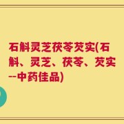 石斛灵芝茯苓芡实(石斛、灵芝、茯苓、芡实--中药佳品)