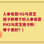 人参皂苷rh2与灵芝孢子粉哪个好人参皂苷RH2与灵芝孢子粉：哪个更好？)