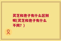 灵芝和孢子有什么区别呢(灵芝和孢子有什么不同？)